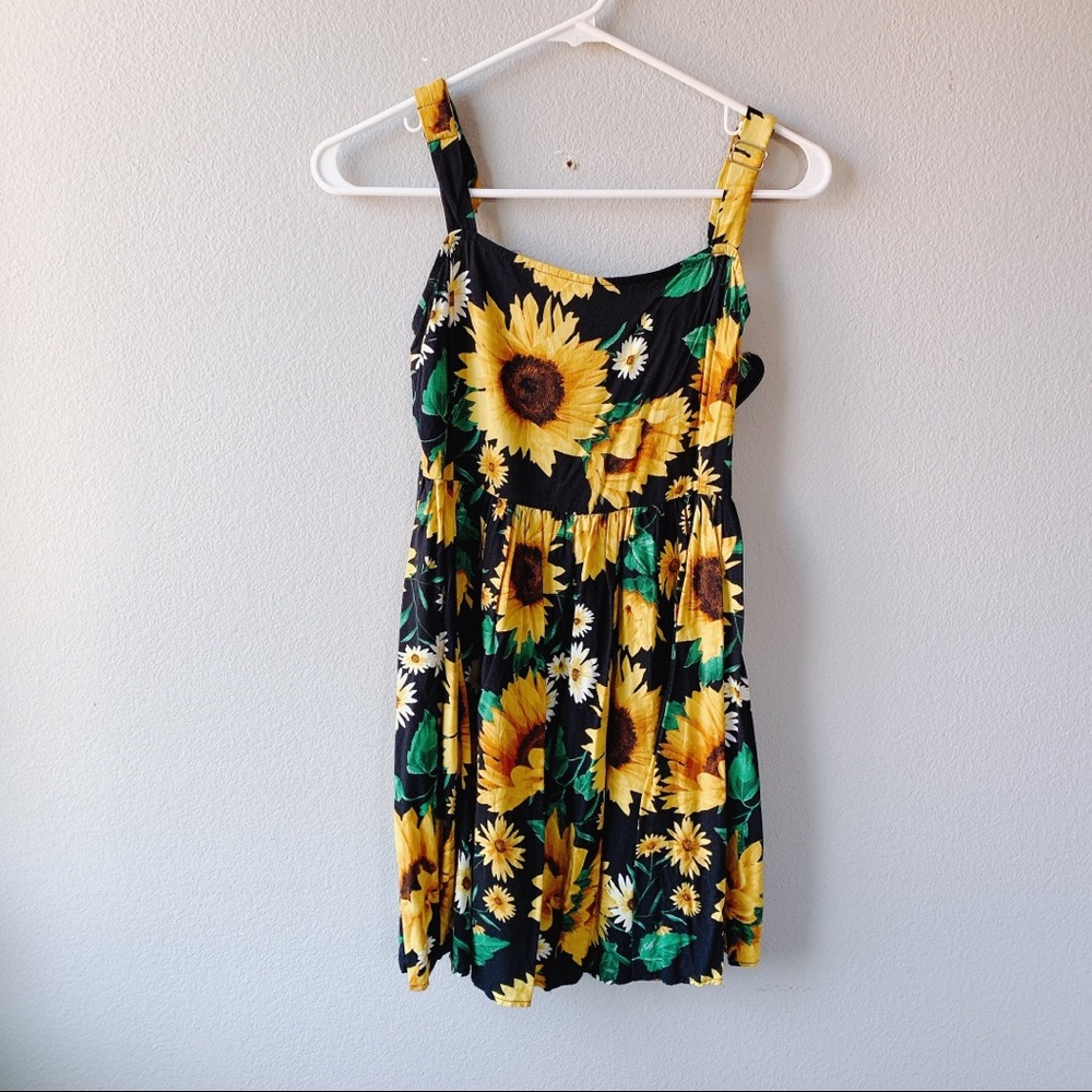 Casual Sunflower Dress